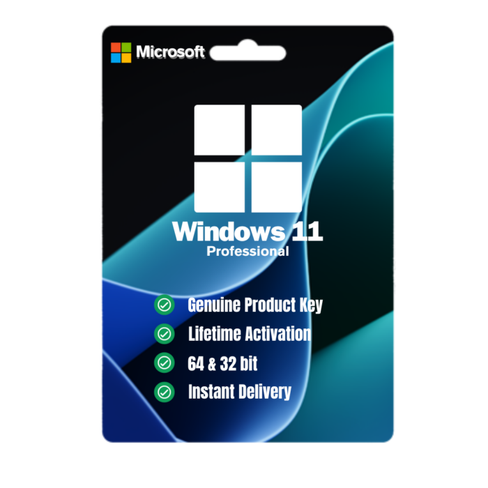 Microsoft Windows 11 Professional Original Product Key – Lifetime License key - Retail Genuine License